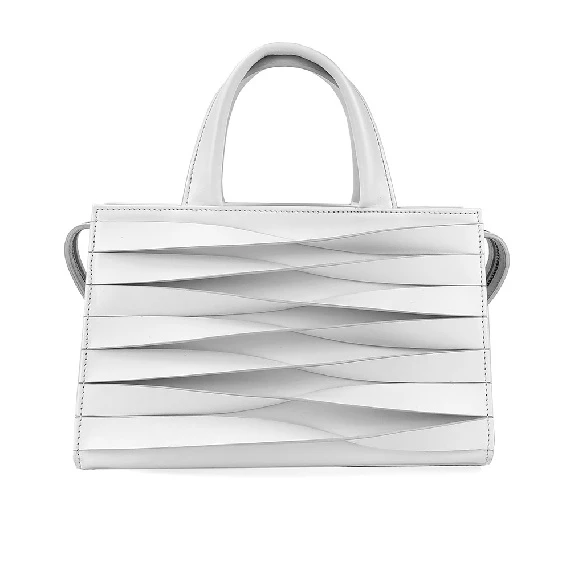 Floating collection city bag white