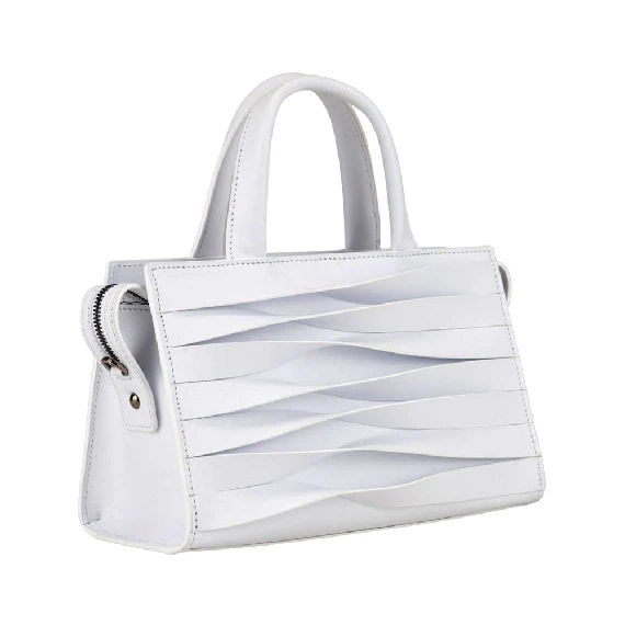 Floating collection city bag white