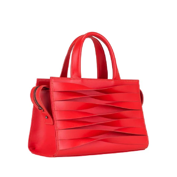 Floating collection city bag coral red