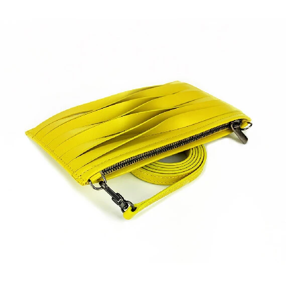 Floating collection mini pochette yellow