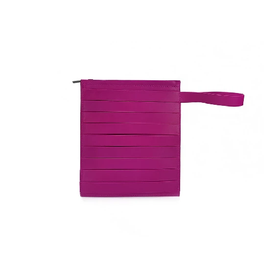 Floating collection clutch bag fucsia