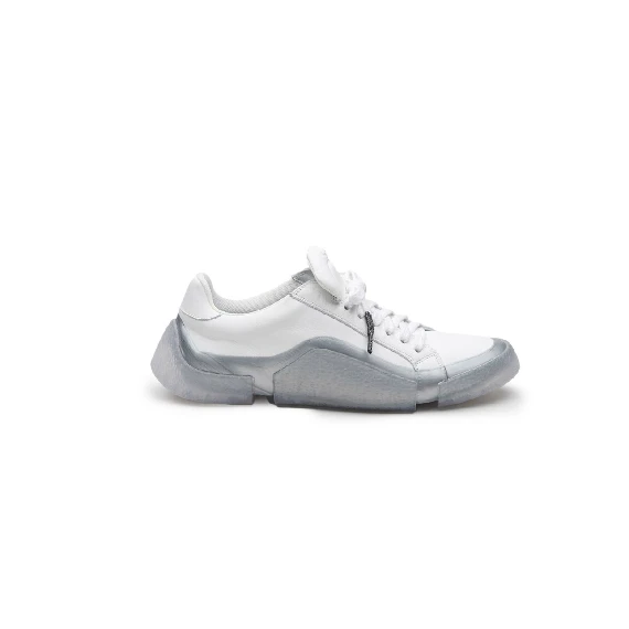 Men's white and silver Zest shoes
