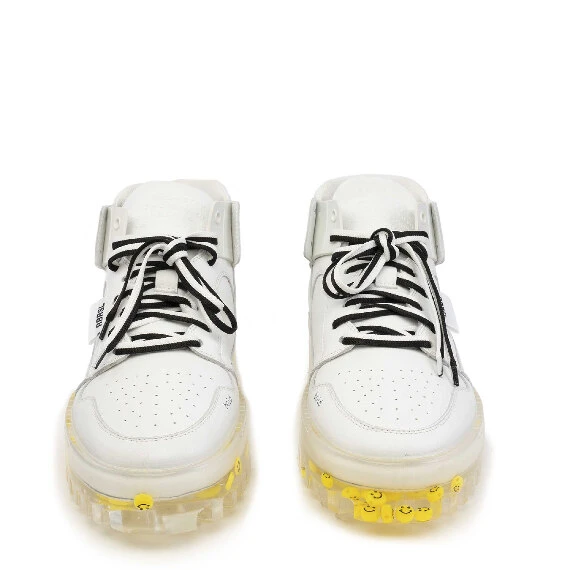 Men’s Bold sneakers with transparent sole and smile