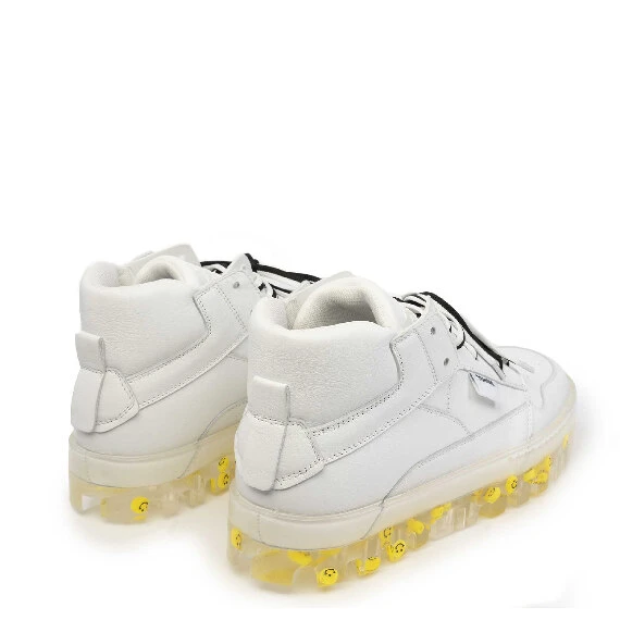 Men’s Bold sneakers with transparent sole and smile