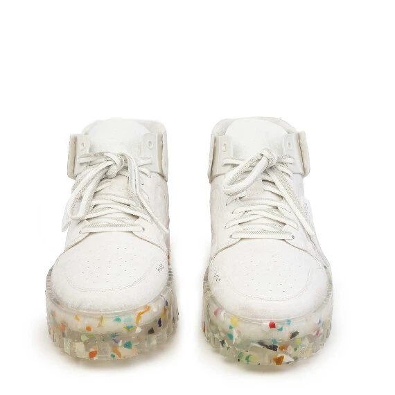 Men’s Bold white recycled paper sneakers
