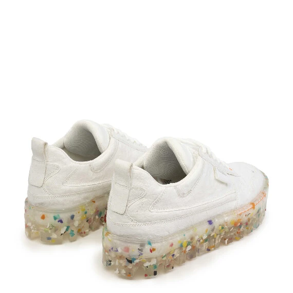 Women’s Bold white low-top recycled paper sneakers