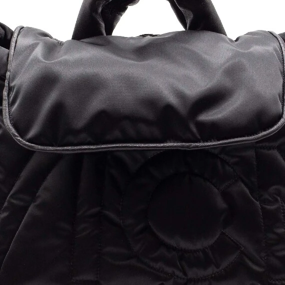 Peggy Satin<br />Black backpack