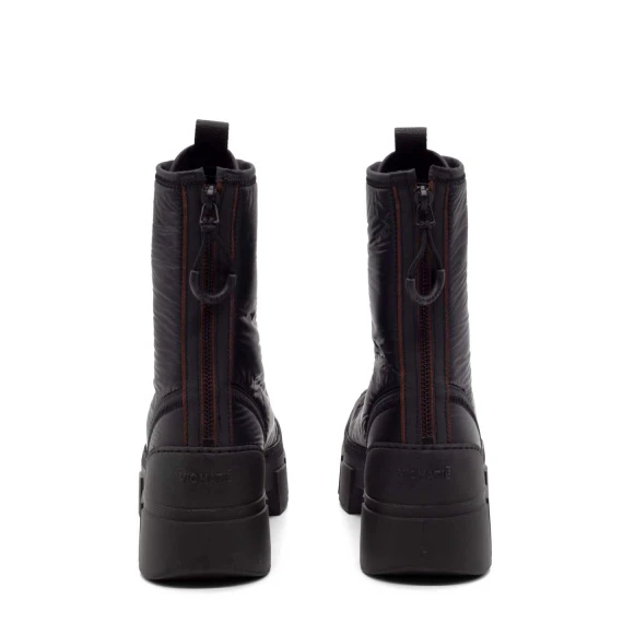 Roccia black/purple combat boots