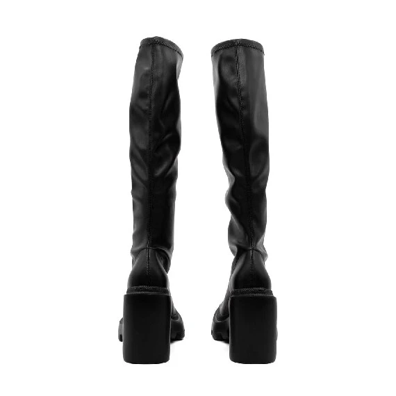 Gear Heel minimalist stretchy black boots