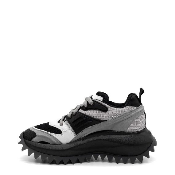 Black/ice-white/white running shoes