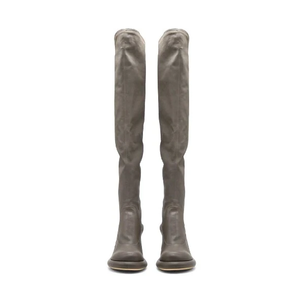 Dosh clay-grey high boots
