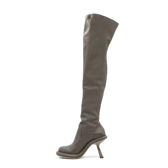 Dosh clay-grey high boots