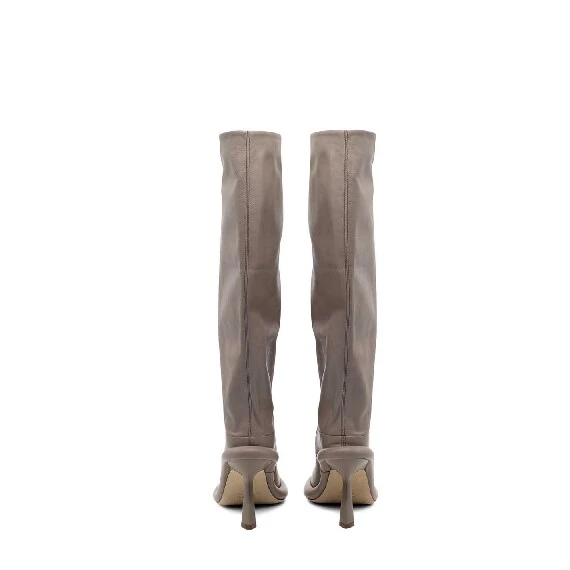 Dosh dove-grey tube boots