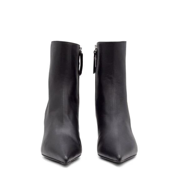 Swan black ankle boots