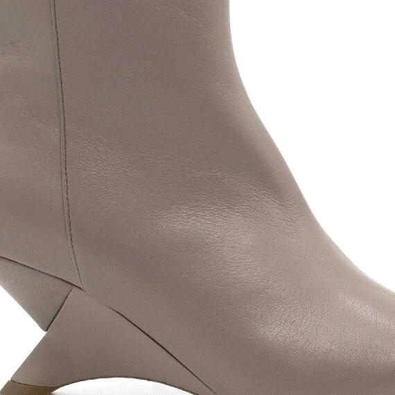 Swan dove-grey ankle boots