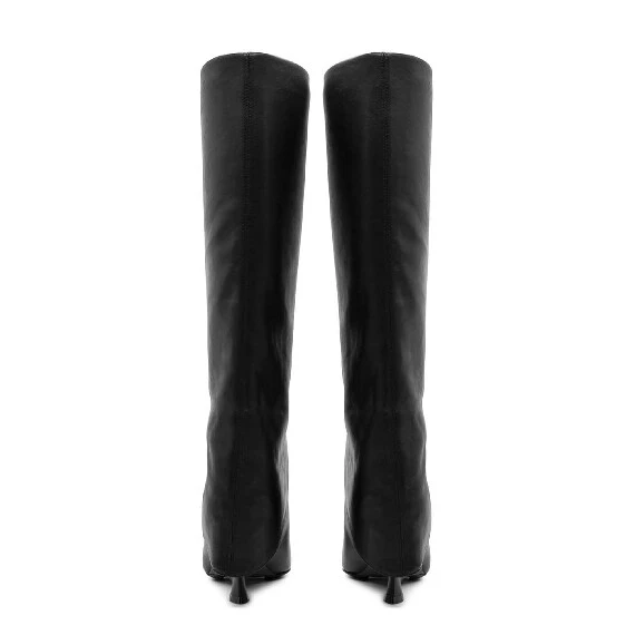 Swan black tube boots