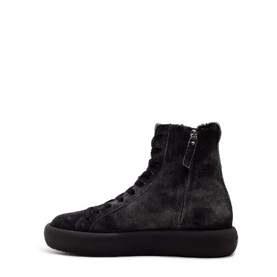 Donut anthracite walking ankle boots