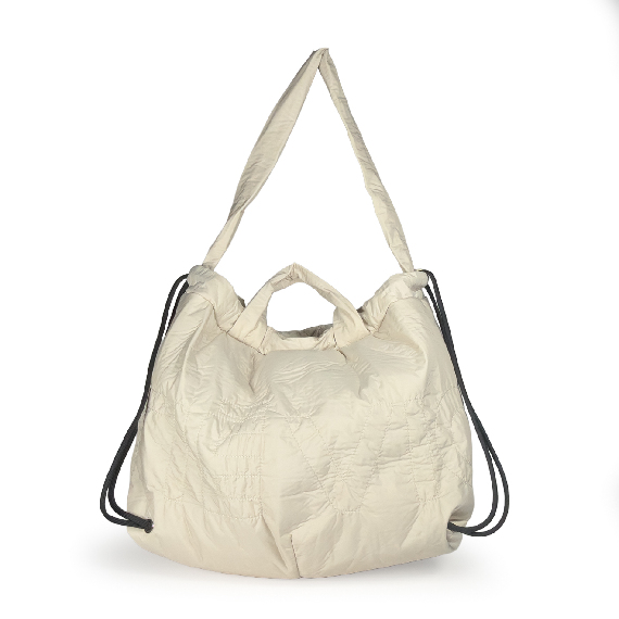 Penelope<br>Logo backpack bag cream