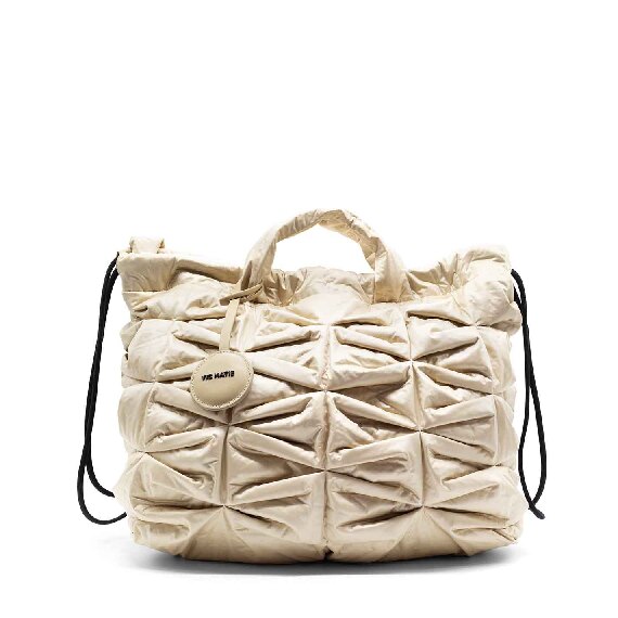 Penelope rombi<br />Sand-yellow nylon bag/backpack