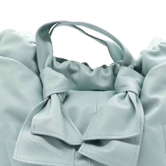 Penelope medium<br />Aquamarine midi shopper bag