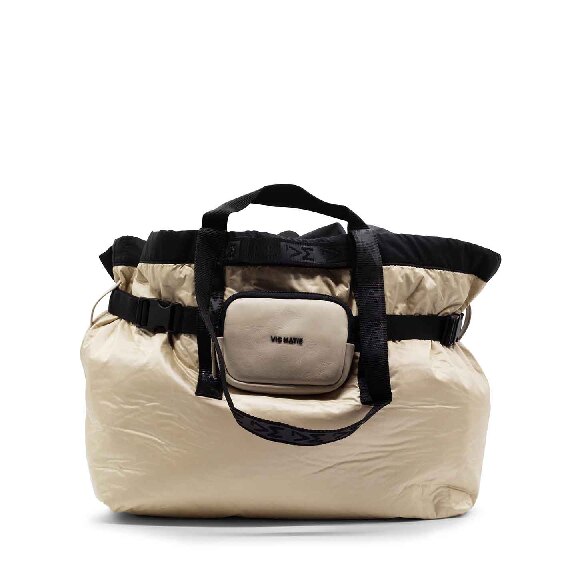 Morgana<br />sand-yellow technical shopper bag