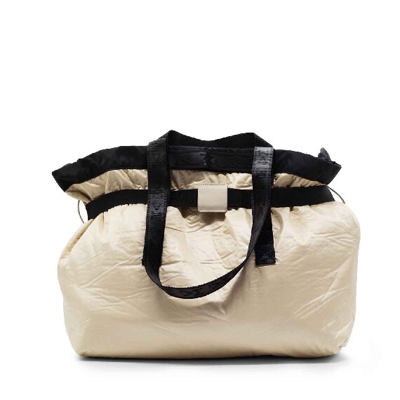 Morgana<br />sand-yellow technical shopper bag