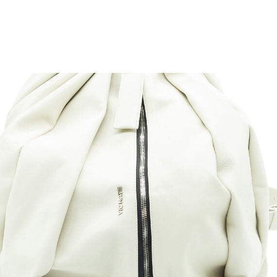 Demetra<br />Cream Pleated Backpack