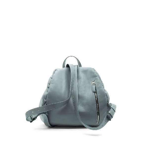 Demetra<br />Grey Pleated Backpack