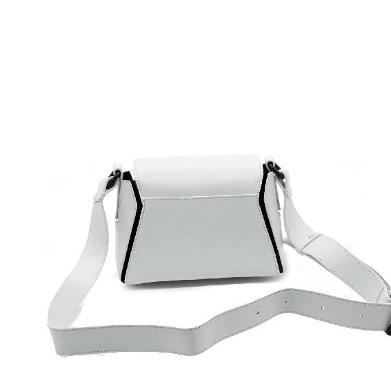 Sofia small pvc<br /> cream/transparent 3D hexagon shoulder bag