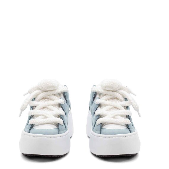 Wave sky-blue/white shoes