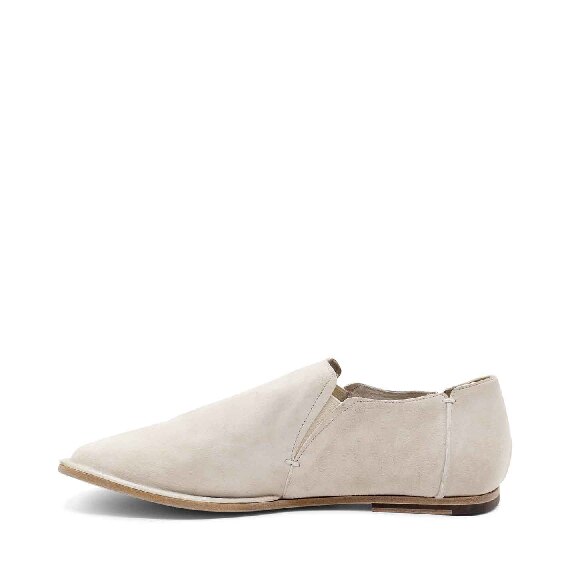 Ivory-white Crispy slippers