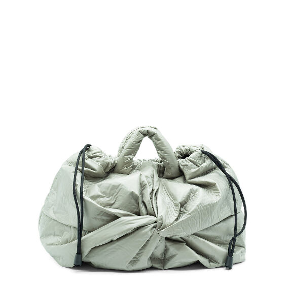 Priscilla<br />Dove Grey Maxi Shopper with Knot