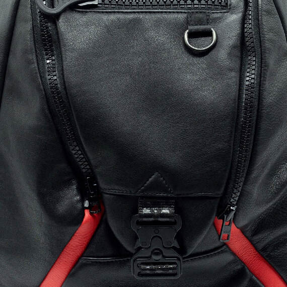 Ambra <br />Black/Red Big Unisex Backpack