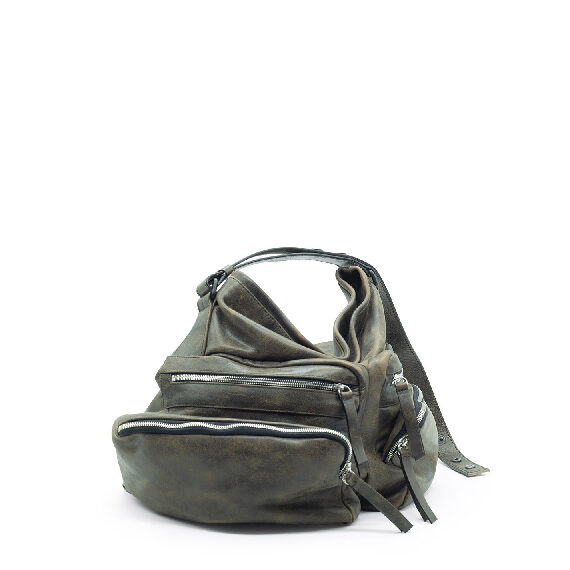 Lara<br />Biscuit Zipped Bucket Bag