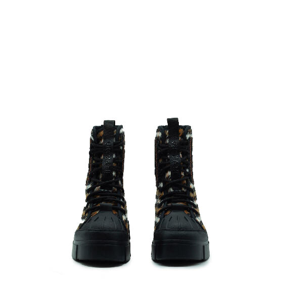 Roccia Honey/Black Combat Boots