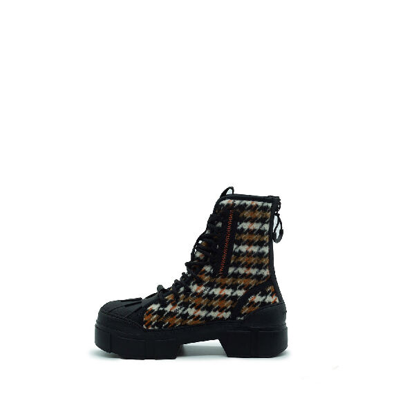 Roccia Honey/Black Combat Boots