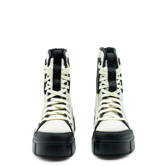 Roccia Bone Performance Fabric Combat Boots