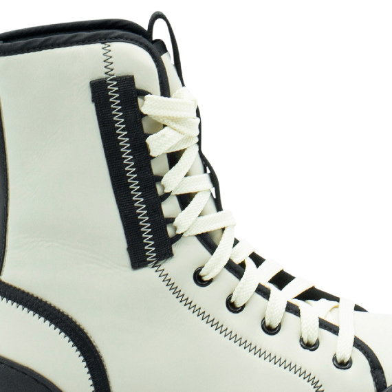 Roccia Bone Performance Fabric Combat Boots