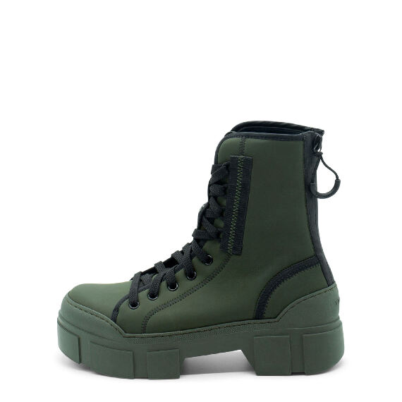 Roccia Military Green Performance Fabric Combat Boots