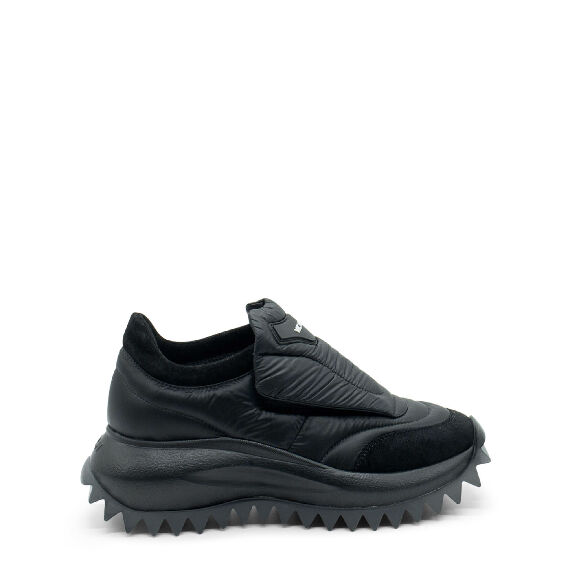 Running Black Slip-On Shoes