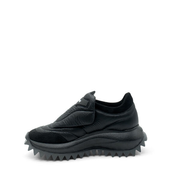 Running Black Slip-On Shoes