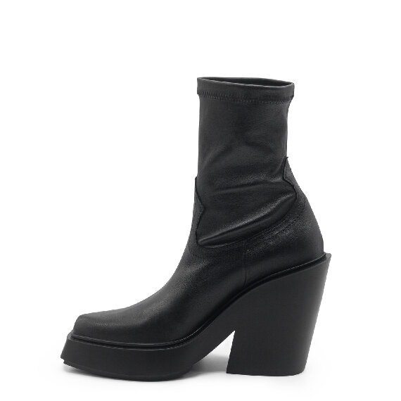 Tetrix Black Stretch Half Boots 