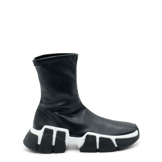 Mano Black Low Tubular Boots