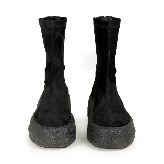 F04 Creepy_ Black ankle boots