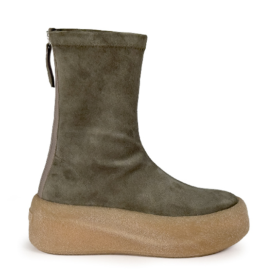 F04 Creepy_ Stivaletto verde militare