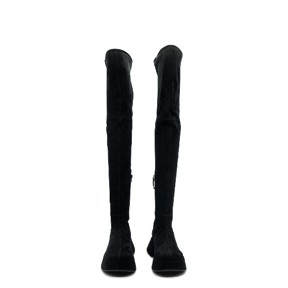 Mini Yoko Black Over-The-Knee Boots