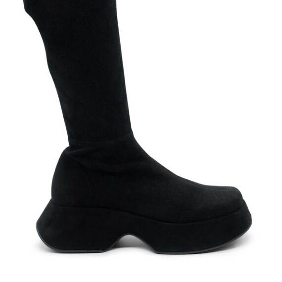 Mini Yoko Black Over-The-Knee Boots