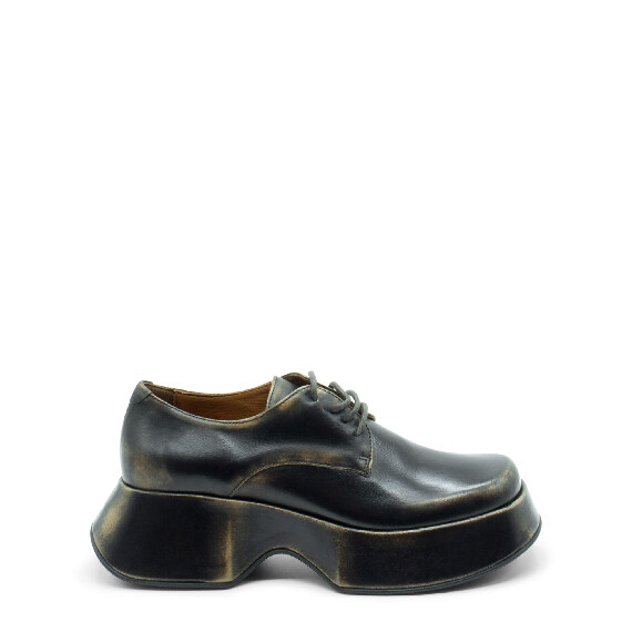 Mini Yoko Dark Brown Balmoral Shoes