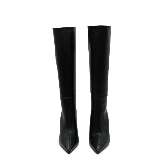 "D" Black Tubular Boots 