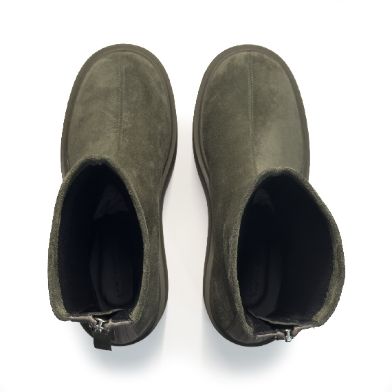 F20 Zeppa Stripy_ Zip ankle boots military green